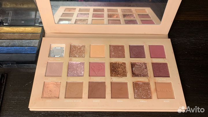 Палетки тени для век