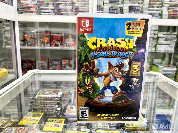 Новый Crash Bandicoot Nsane Trilogy Nintendo