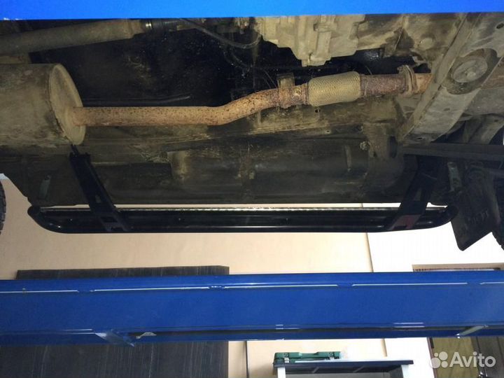 Пороги риф силовые УАЗ Патриот до 2015 стандарт