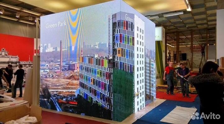 Рекламный экран с бесплатной доставкой