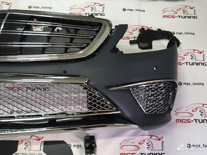 Обвес Mercedes S-class w222 s65 AMG + решетка