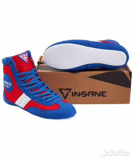 Обувь для самбо insane attack, детский, синий (р