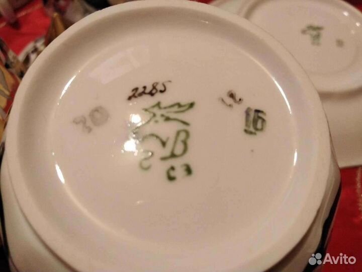 Чайный сервиз Вербилки СССР