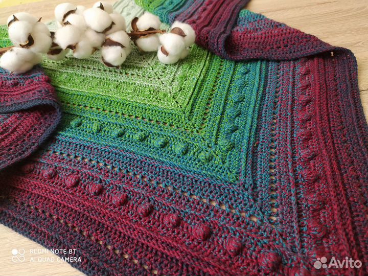 Платок,шаль,шарф,бактус ручная работа