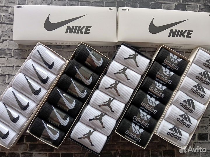 Носки Nike Adidas Reebok Jordan