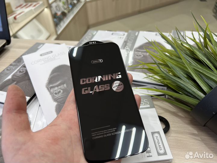 Защитное стекло для всех iPhone премиум качества