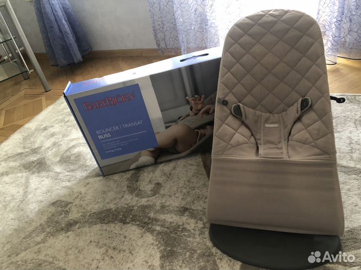 Продаётся шезлонг для самых маленьких baby bjorn о