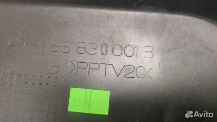 Воздухозаборник правый Mercedes Ml 350 4Matic 166