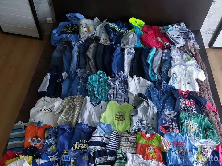 Вещи на мальчика от 1 года до 3 лет 2 пакета