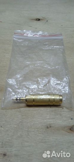 Переходник, адаптер с jack 6,3 на jack 3,5