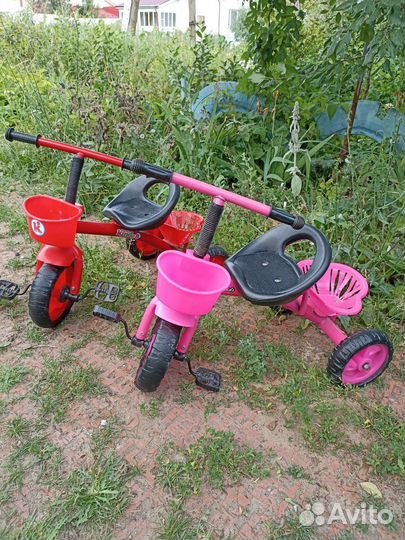 Детский трехколесный велосипед бу
