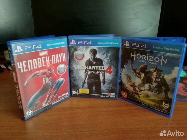 Игры PS4/ Uncharted/Человек-Паук/Horizon