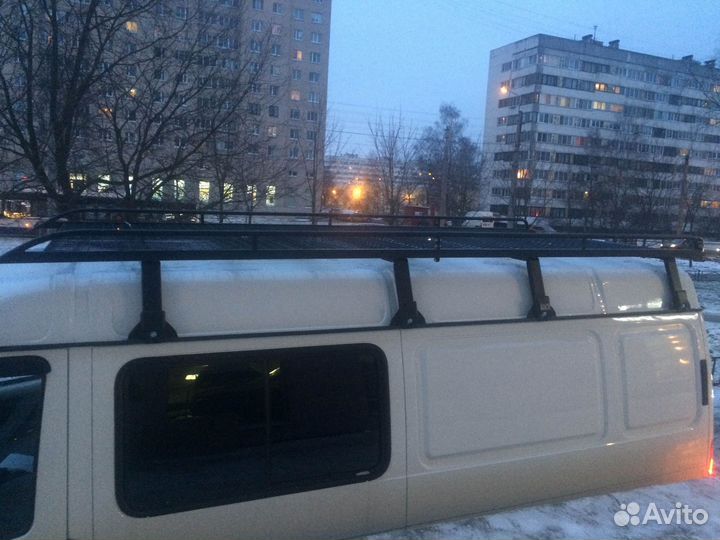 Грузовой багажник на Газель с сеткой