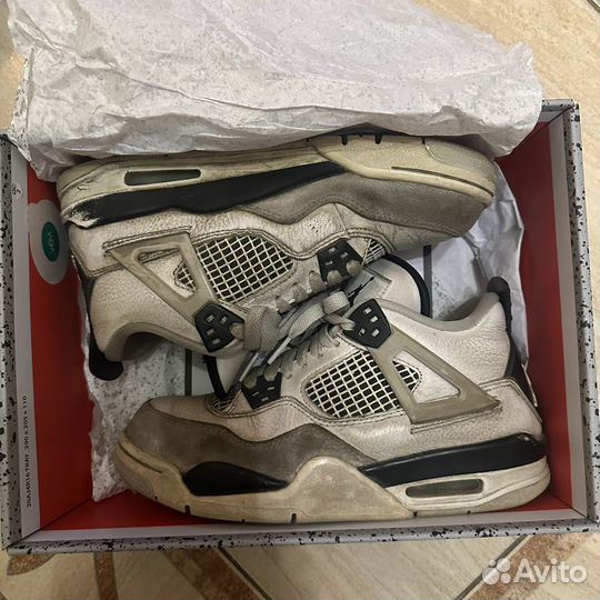 Nike air jordan 4 retro military black оригинал