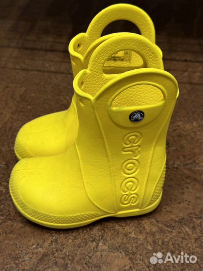 Детские резиновые сапоги crocs c7