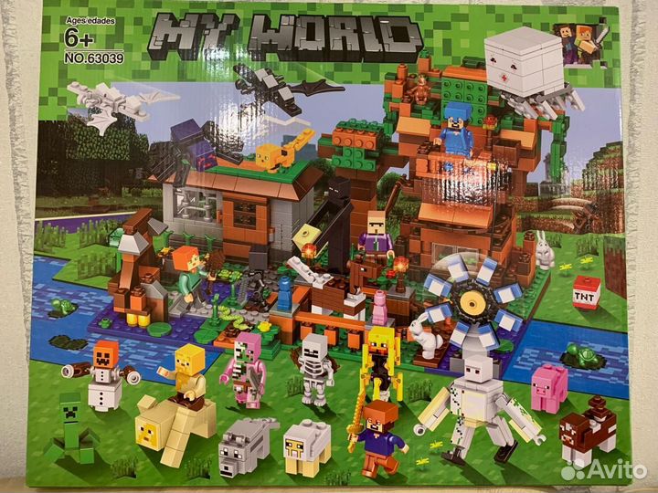 Конструктор Майнкрафт Большая компания Стива