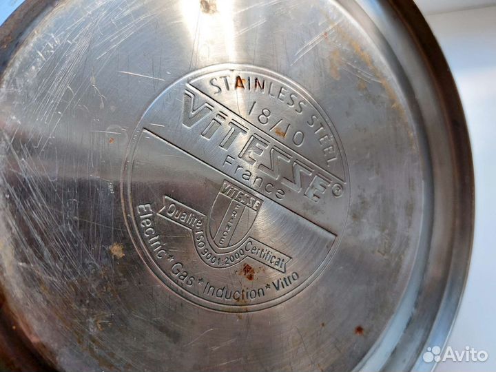 Чайник vitezze со свистком для газовой плиты