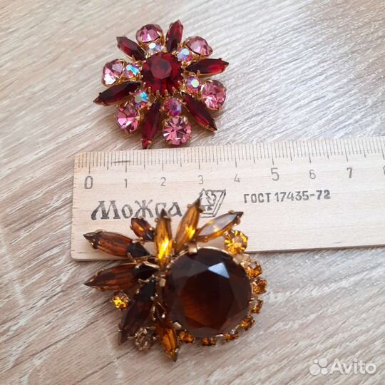 Брошь Чешская СССР