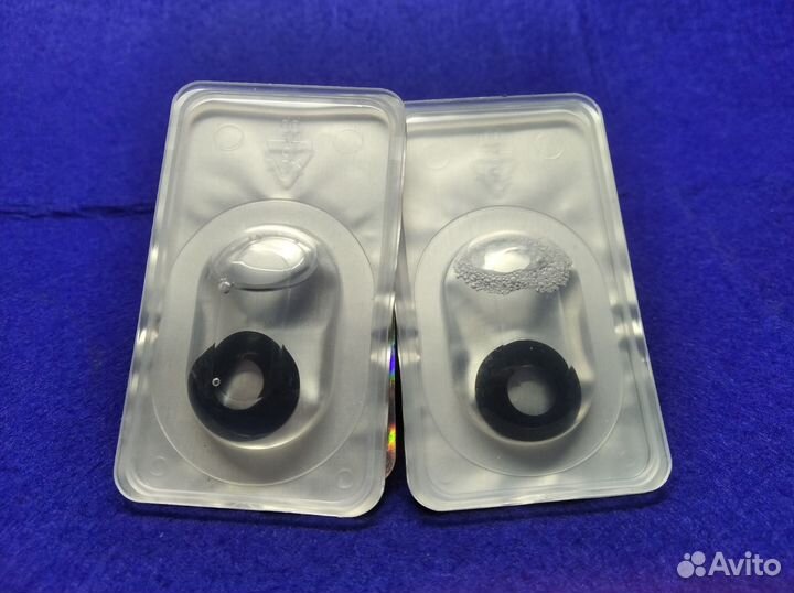 Линзы черные няшки