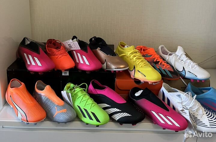 Бутсы Оригинал с Европы Adidas,nike,puma,NB