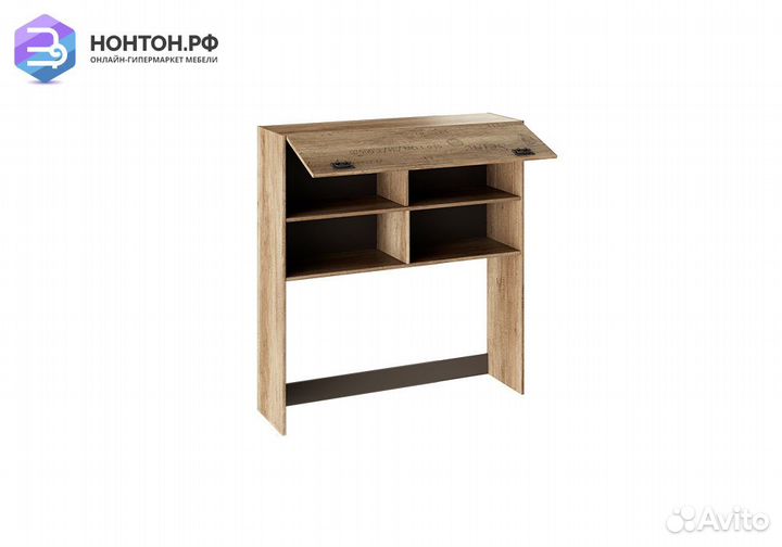 Шкаф настольный Пилигрим дуб каньон светлый / фон