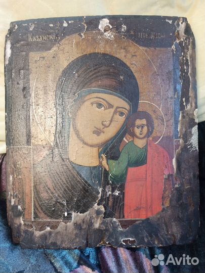 Икона Казанской бм 19 в