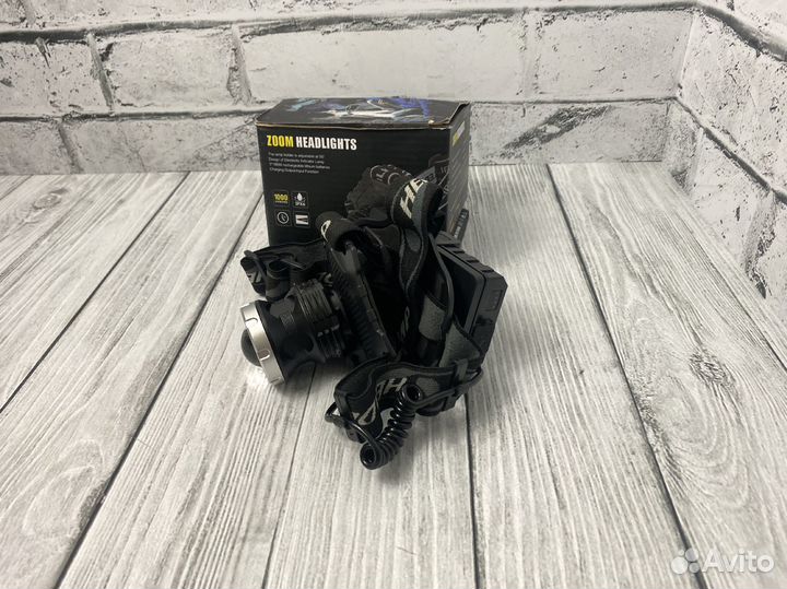 Налоьный фонарик, сверхяркий светодиод, до 1500 м