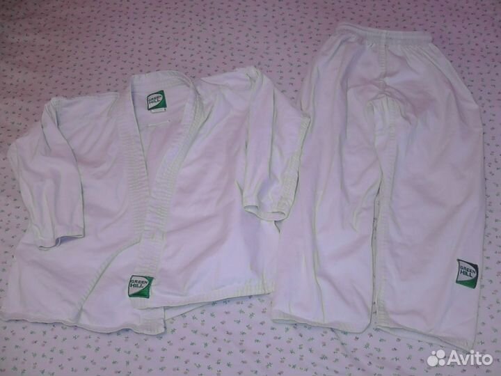 Три кимоно р.130 - 140 Green Hill Taekwon-do Deca