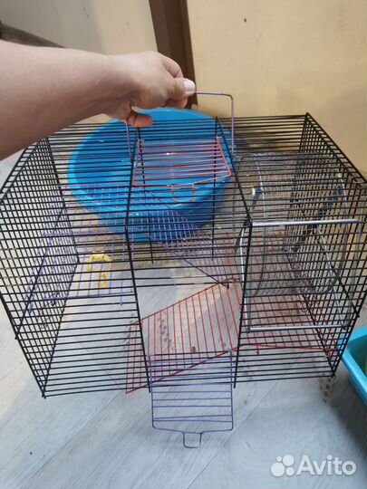Клетка для хомяка со всем комплектующим