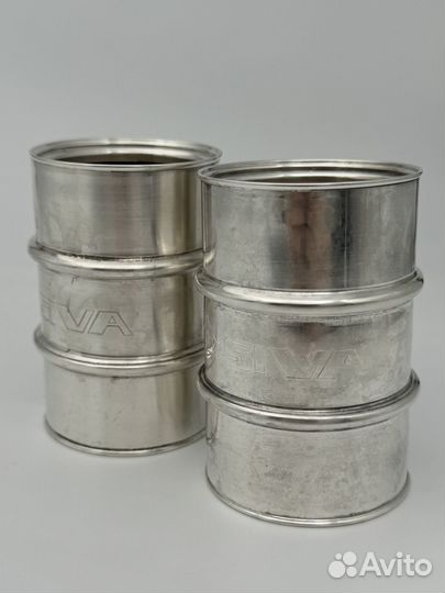 Карандашницы нефтяные бочки серебро 925 Италия