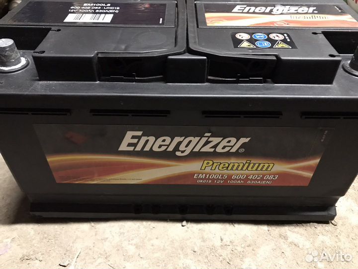 Аккумулятор 12в 100ач 830а