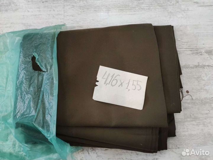 Ткань военная офицерская (ссср, шерсть, новая)