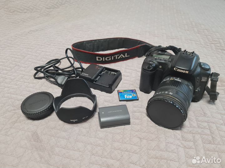 Зеркальный фотоаппарат canon eos 20d