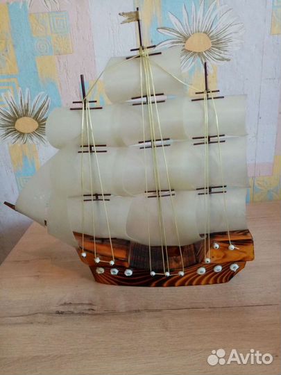 Модель парусника, паруса под покраску, можно отрис