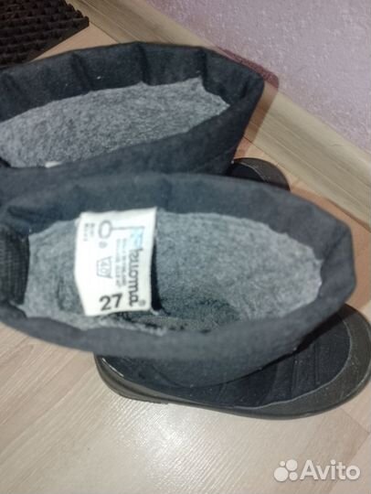 Сапоги зимние детские 27