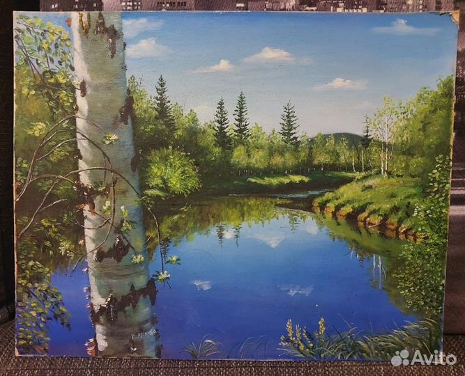 Картина холст масло