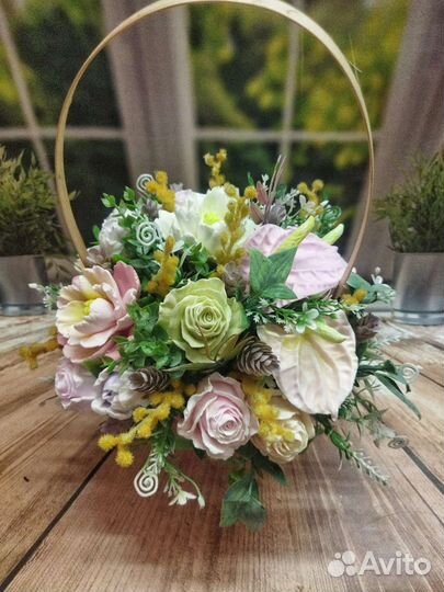 Мыло ручной работы букет