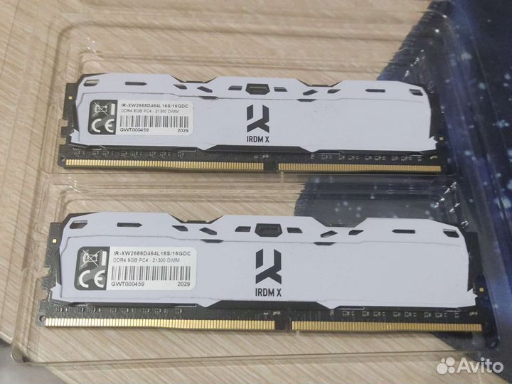 Оперативная память ddr4 16gb