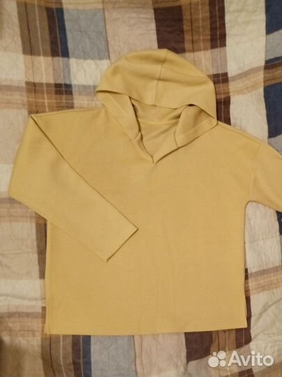 Толстовки унисекс светло-серая и жёлтая размер М