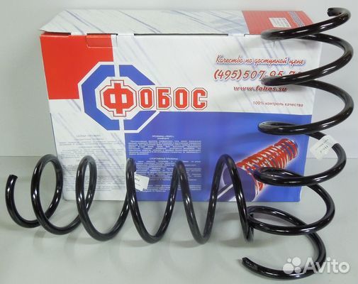 Пружина передняя Duster усиленные 2шт (Фобос)