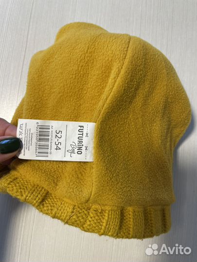 Шапка на флисе детская