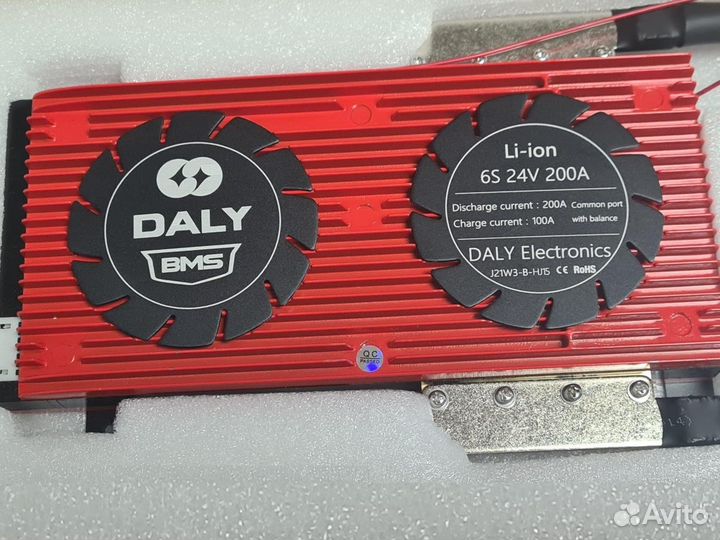 Плата контроля BMS Li-ion 6S 24V 200A