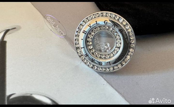 Bvlgari кольцо с камнями
