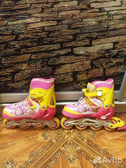 Роликовые коньки детские раздвижные