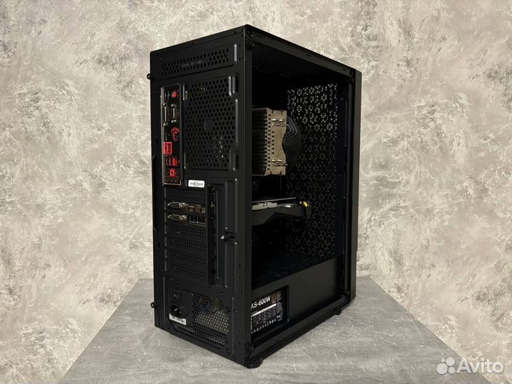 Игровой пк Ryzen 5/b350/ssd/16gb/gtx 1050ti 4gb