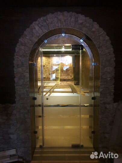 Душевые ограждения и двери из стекла