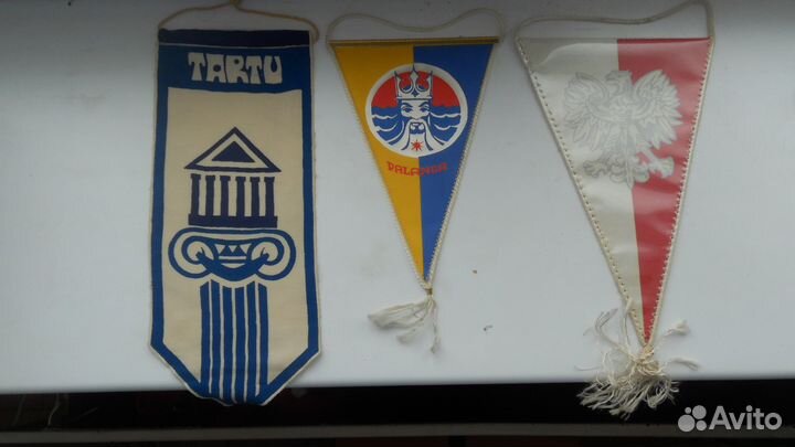 Набор вымпелов СССР и Зарубежья 13шт