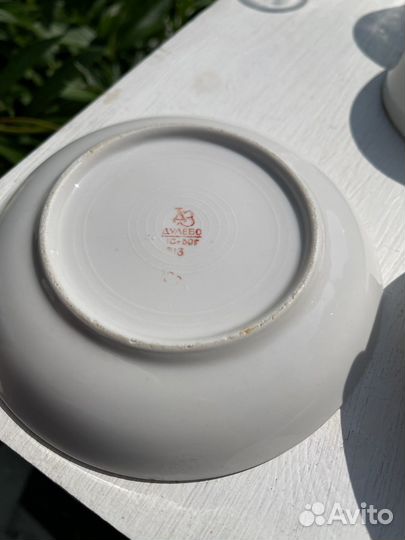 Чайная пара Дулево 60х годов