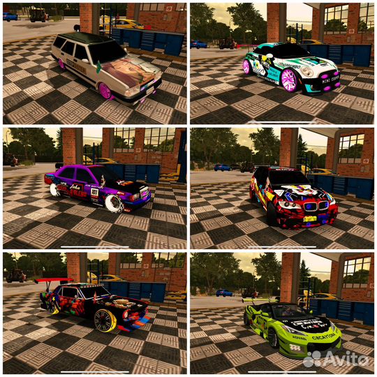 Винилы в игре car parking