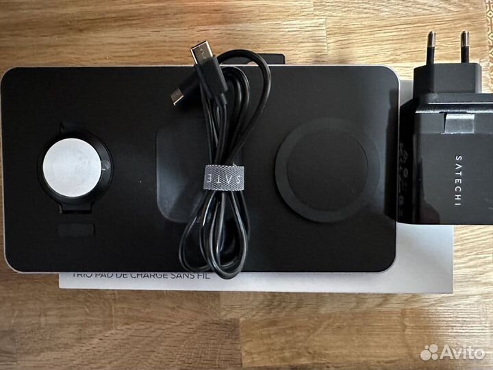 Зарядка докстанция Satechi trio Wireless charging